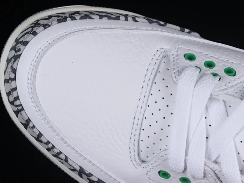 All categories Air Jordan Jordan series basketball shoes Air Jordan 3 Air Jordan 3 Retro "Lucky Green" AJ3 Joe 3 white green cement CK9246-136